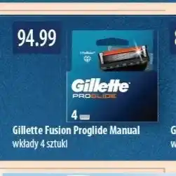 Drogerie Laboo Wkłady do maszynki Gillette Fusion Proglide Manual oferta