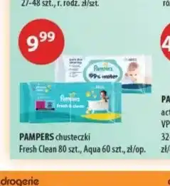 Drogerie Laboo Chusteczki nawilżane dla dzieci Pampers Fresh Clean oferta