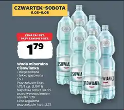 Netto Woda Cisowianka oferta