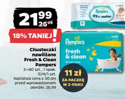 Netto Chusteczki nawilżane Pampers oferta