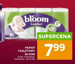 Stokrotka Papier toaletowy Bloom Comfort rumiankowy 3-warstwowy 8-pak oferta