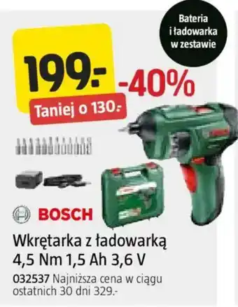 Wkrętarka z ładowarką Bosch