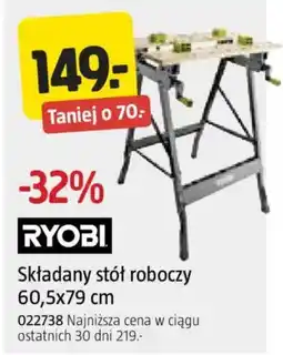 Jula Składany stół roboczy RYOBI oferta