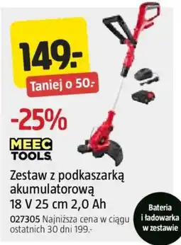 Jula Zestaw z podkaszarką akumulatorową MEEC TOOLS oferta