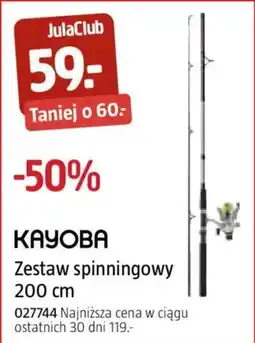 Jula Zestaw spinningowy KAYOBA oferta