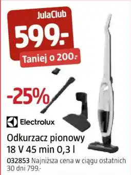 Jula Odkurzacz pionowy Electrolux oferta