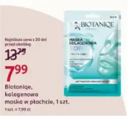 Rossmann Biotanique, kolagenowa maska w płachcie oferta