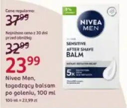 Rossmann Nivea Men łagodzący balsam po goleniu oferta