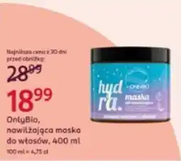 Rossmann OnlyBio, nawilżająca maska do włosów oferta