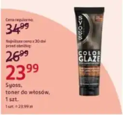 Rossmann Syoss, toner do włosów oferta