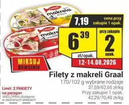 Delikatesy Sezam Filety z makreli Graal oferta