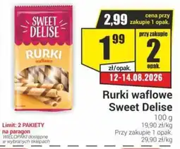 Delikatesy Sezam Rurki waflowe Sweet Delise oferta