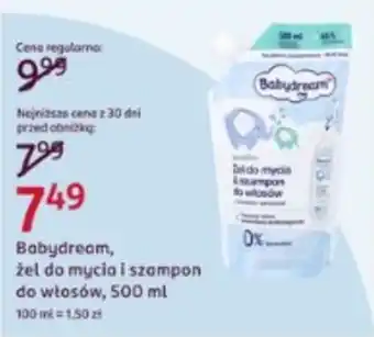 Rossmann Babydream, żel do mycia i szampon do włosów oferta