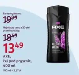 Rossmann AXE żel pod prysznic oferta