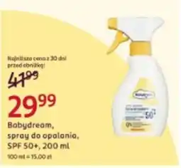 Rossmann Babydream, spray do opalania oferta