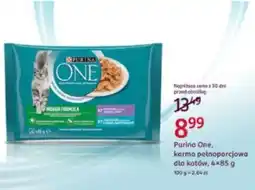Rossmann Purina One, karma pełnoporcjowa dla kotów oferta