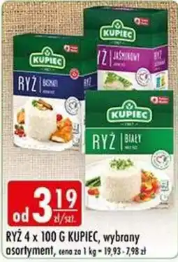 Sklepy Doroty Ryż 4 x 100 G Kupiec, wybrany asortyment oferta