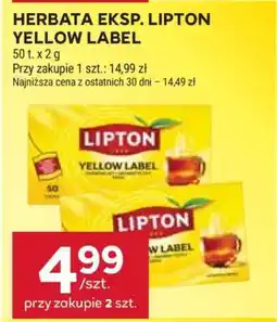 Stokrotka Market Herbata eksp. Lipton Yellow Label oferta