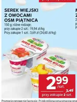Stokrotka Market Serek wiejski z owocami OSM Piątnica oferta