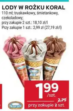 Stokrotka Market Lody w rożku Koral oferta