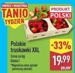 ALDI Polskie truskawki XXL oferta