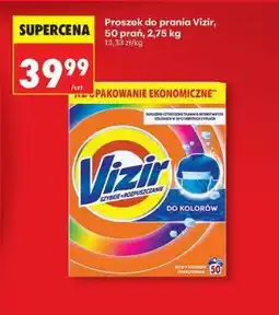 Biedronka Proszek do prania Vizir, 50 prań, 2,75 kg oferta