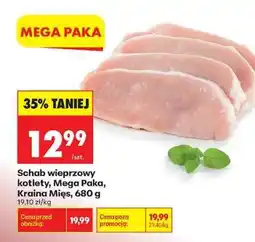 Biedronka Schab wieprzowy kotlety, Mega Paka, Kraina Mięs, 680 g oferta
