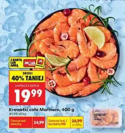 Biedronka Krewetki całe Marinero 400 g oferta