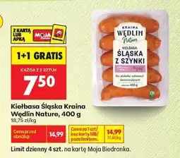 Biedronka Kiełbasa Śląska Kraina Wędlin Nature, 400 g oferta