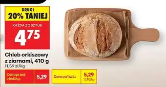 Biedronka Chleb orkiszowy z ziarnami, 410 g oferta