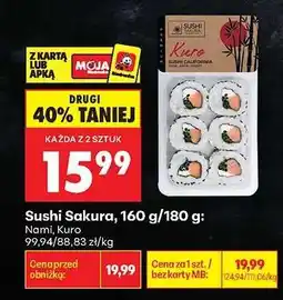 Biedronka Sushi Sakura, 160 g/180 g oferta
