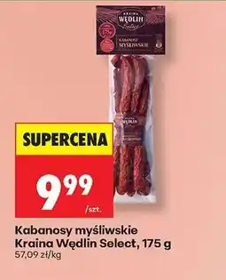 Biedronka Kabanosy myśliwskie Kraina Wędlin Select, 175 g oferta