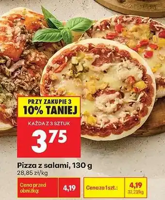 Biedronka Pizza z salami 130 g oferta