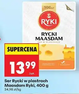 Biedronka Ser Rycki w plastrach Maasdam Ryki 400 g oferta