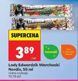 Biedronka Lody Edwardzik Warchocki Nordis, 55 ml oferta