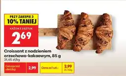 Biedronka Croissant z nadzieniem orzechowo kakaowym , 85 g oferta