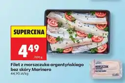 Biedronka Filet z morszczuka argentyńskiego bez skóry Marinero oferta