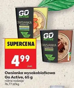Biedronka Owsianka wysokobiałkowa Go Active , 65 g oferta