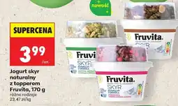 Biedronka Jogurt skyr naturalny z topperem Fruvita, 170 g oferta