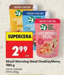 Biedronka Musli Morning Meal OneDayMore, 100 g oferta