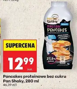 Biedronka Pancakes proteinowe bez cukru Pan Shaky, 280 ml oferta