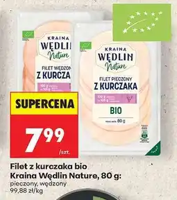 Biedronka Filet z kurczaka bio Kraina Wędlin Nature, 80 g oferta