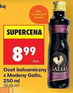 Biedronka Ocet balsamiczny z Modeny Gallo, 250 ml oferta