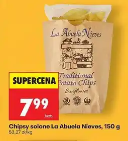 Biedronka Chipsy solone La Abuela Nieves, 150 g oferta