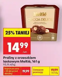 Biedronka Praliny z orzeszkiem laskowym Meltié, 161 g oferta