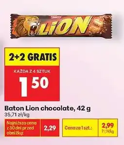 Biedronka Baton Lion chocolate, 42 g oferta