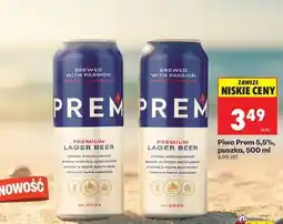 Biedronka Piwo Prem 5,5%, puszka, 500 ml oferta