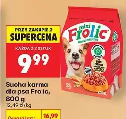 Biedronka Sucha karma dla psa Frolic, 800 g oferta