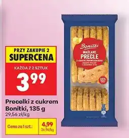 Biedronka Precelki z cukrem Bonitki 135 g oferta