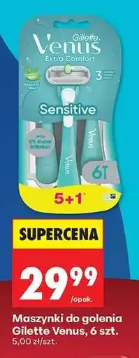 Biedronka Maszynki do golenia Gilette Venus, 6 szt oferta